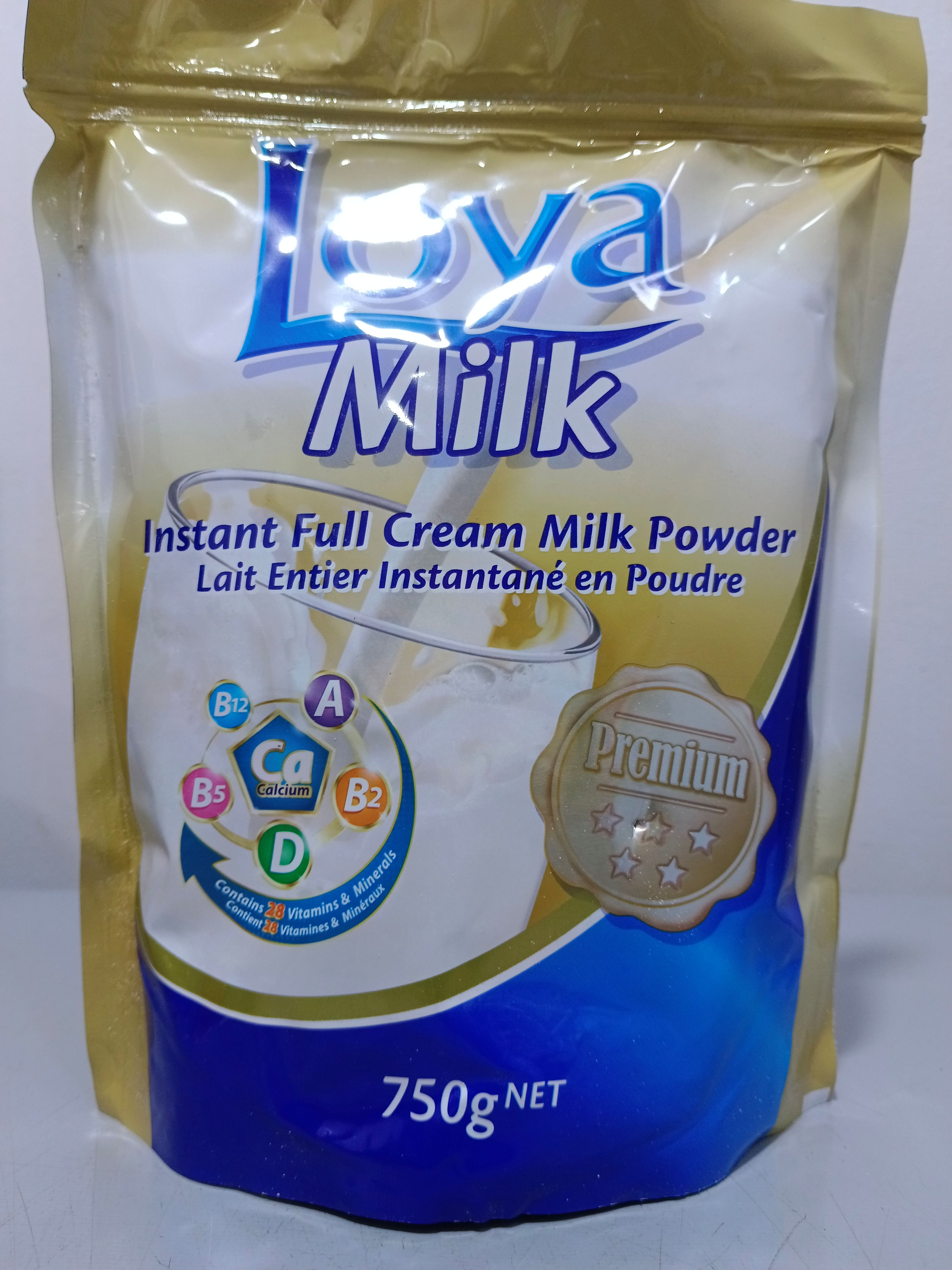 Loya Instant Full Cream Milk Powder Refill 750g 