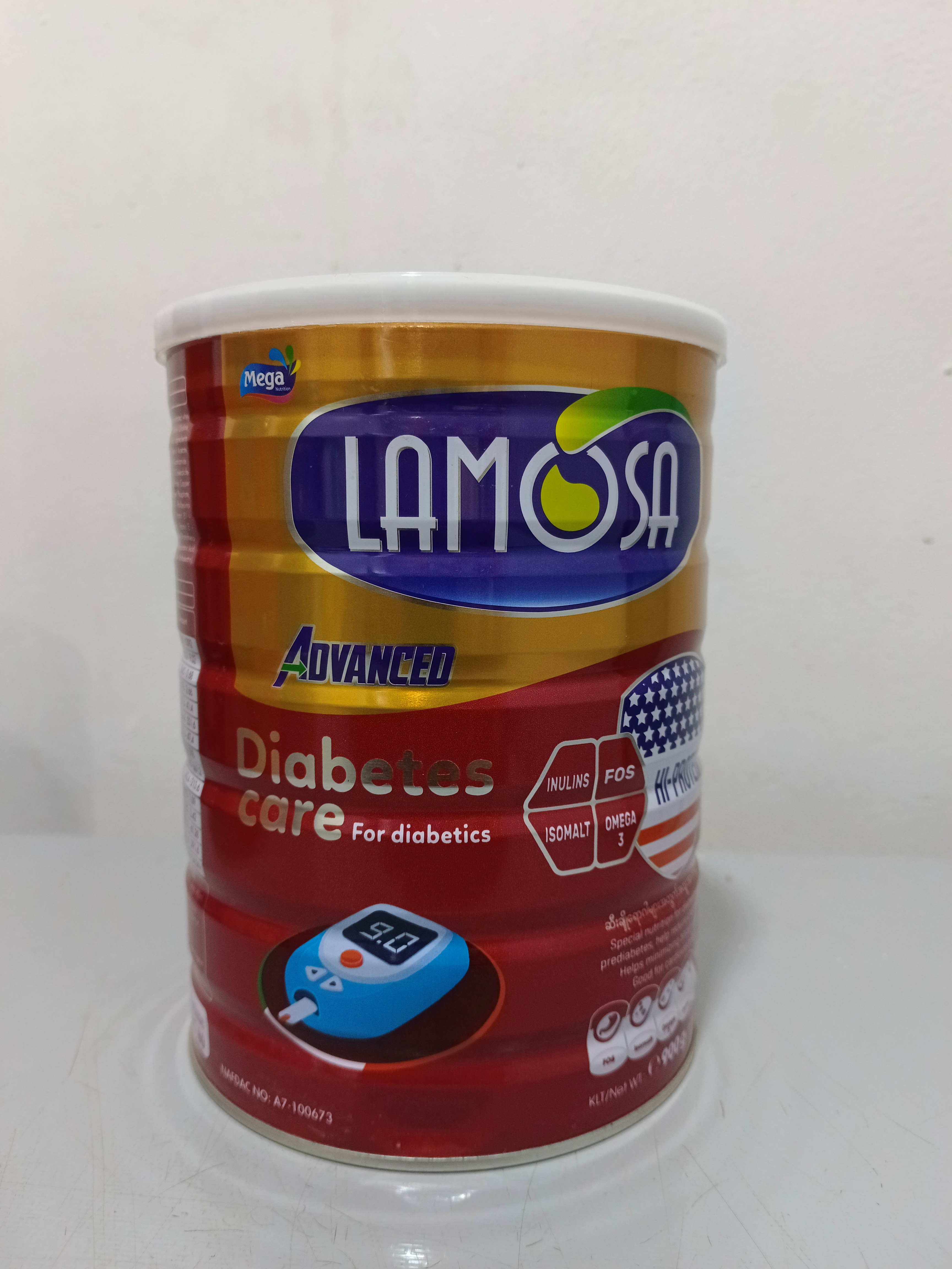 Lamosa Advanced Diabetes Care Nutritional Powder 900g 