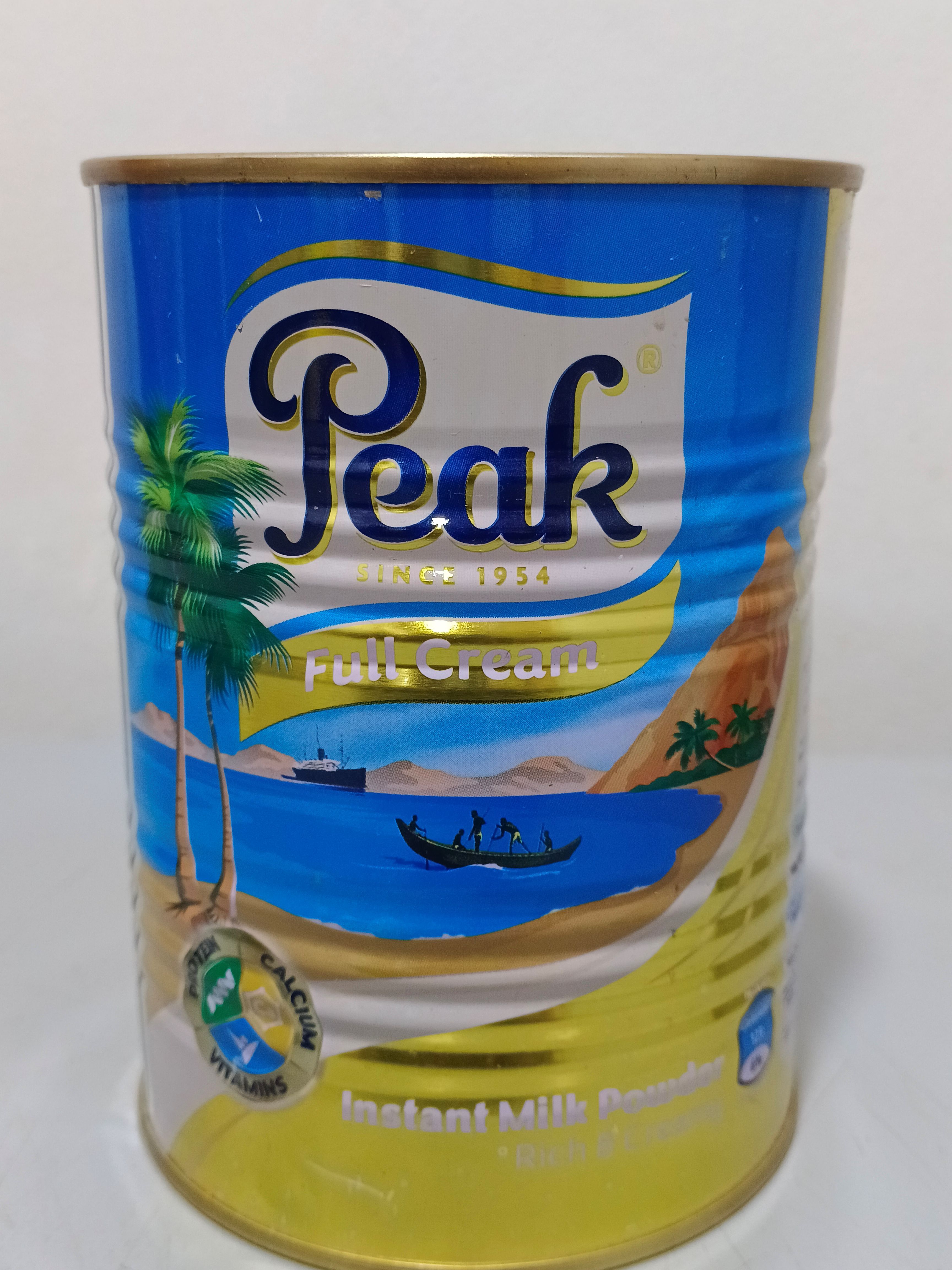 Peak Full Cream Instant Milk Powder Tin 400g
